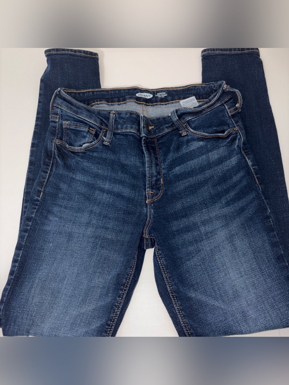 Old Navy Women’s Dark Indigo Stretch Skinny Jeans
